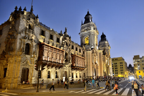 Peru, Lima, UNESCO-Welterbe, Basilika-Kathedrale von Lima - FLKF000597