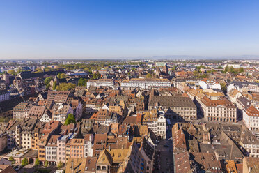 Frankreich, Elsass, Straßburg, Altstadt, Blick auf das Münster - WDF003109