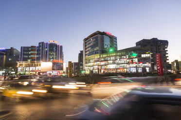 Ethiopia, Addis Ababa, City at night - PAF001396