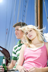 Young couple on a sailing ship - TOYF000886