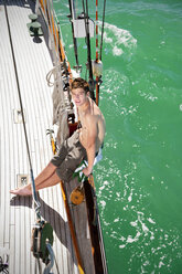 Young man on a sailing ship - TOYF000896