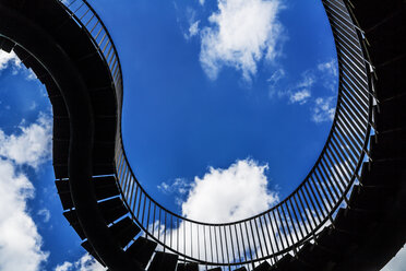 Germany, Munich, upward view of DNA Staircase built by Olafur Eliasson - TCF004685