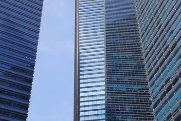 Republik Singapur, Singapur, Fassaden von Bürotürmen im Finanzviertel - GWF004032