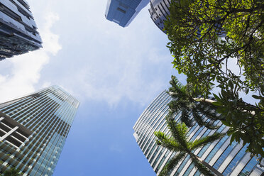 Asia, Singapore, Central Business District, skyscrapers - GWF004059