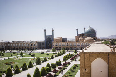 Iran, Isfahan, Blick auf den Naqsh-e Jahan-Platz und die Schah-Moschee - FLF001130
