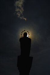 Germany, Duesseldorf, St Mary's Column at moonlight - VI000315