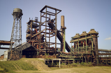 Germany, North Rhine-Westphalia, Dortmund-Hoerde, Phoenix West, abandoned blast furnace steelmill - GUFF000124