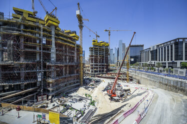 United Arab Emirates, Dubai, construction site - THAF001366
