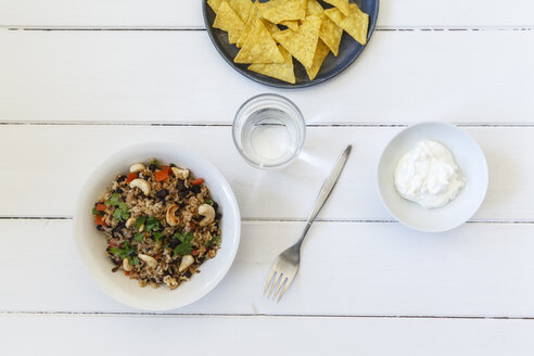 Gallo Pinto, Mittelamerikanisches Essen mit Bohnen - EVGF001764