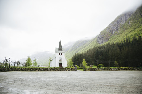 Norway, Stavanger Region, Church stock photo