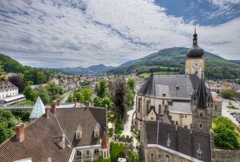 Österreich, Niederösterreich, Blick auf Waidhofen an der Ybbs - SIEF006614