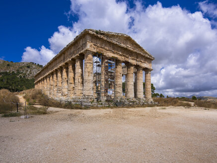 Italien, Sizilien, Catafalmi, Tempelanlage der Elymer von Segesta - AMF004091