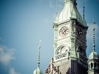 Germany, Hamburg, church clock - KRPF001451