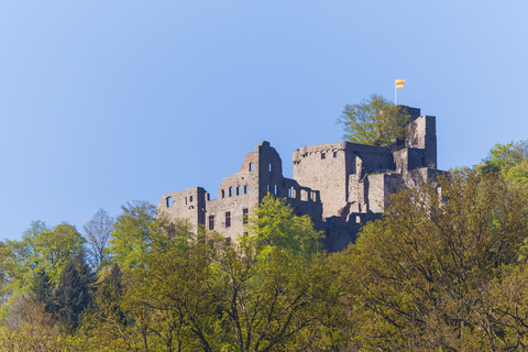 Deutschland, Baden-Württemberg, Baden-Baden, Schloss Hohenbaden, lizenzfreies Stockfoto