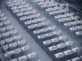 Empty rows of chairs on a ferry - TAMF000265