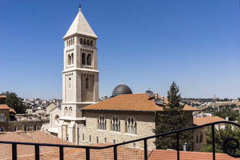 Israel, Jerusalem, Blick auf die Christ-Erlöser-Kathedrale, Christiane-Viertel - WEF000356