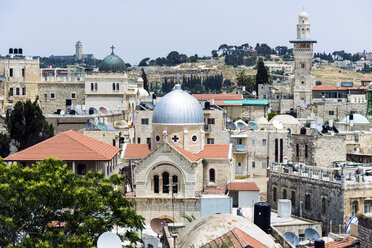 Israel, Jerusalem, Altstadt, Muslimisches Viertel, Blick auf die armenisch-katholische Kirche, Our Lady of Sorrows Church - WEF000360