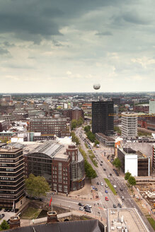 Deutschland, Hamburg, Blick auf die Stadt von der St. Michaelis Kirche - TAMF000048