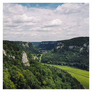 Deutschland, Baden-Württemberg, Landschaft vom Eichfelsen aus gesehen - ELF001556