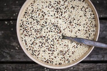 Bowl of tricolour organic quinoa - SARF002008