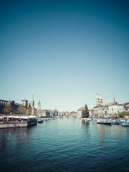 Switzerland, Zurich, Cityscape, View to Limmat river - KRPF001524