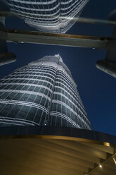 United Arab Emirates, Dubai, Burj Khalifa seen from the observation deck - NKF000270