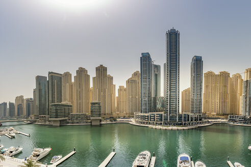 VAE, Dubai, Blick auf Dubai Marina - NKF000298