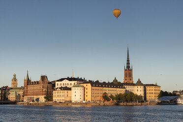 Sweden, View towards Riddarholmen, part of Gamla Stan, the central old town of Stockholm - ZMF000407