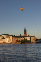 Sweden, View towards Riddarholmen, part of Gamla Stan, the central old town of Stockholm - ZMF000406