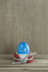 Eierbecher mit blauem Osterei - ASF005636