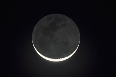 Zimbabwe, new moon at night - FOF008233