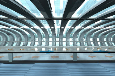 Futuristische U-Bahn oder Zugstation, 3D Rendering - SPCF000059