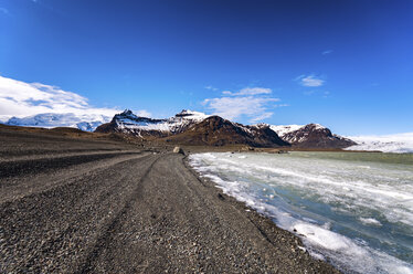 South Iceland, Vatnajoekull National Park, Breidarlon Lagoon, Glacier - SMAF000347