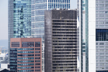 Deutschland, Frankfurt, Finanzviertel vom Domturm aus gesehen - SIEF006664