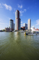 Niederlande, Rotterdam, Feijenoord, Blick auf das Stadtzentrum - THAF001415