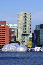 Netherlands, Rotterdam, Feijenoord, view to Floating Pavilion - THAF001418