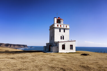 Island, Dyrholaeyjarviti, Dyrholaey Leuchtturm - SMAF000369