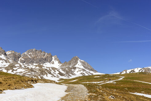 Italien, Piemont, Maira-Tal, Berglandschaft am Monte Oserot - LAF001454