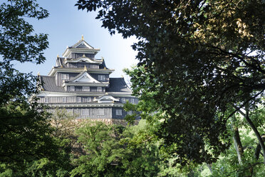 Japan, Okayama, Blick auf die Burg Okayama - FL001213