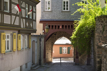 Deutschland, Hessen, Frankfurt-Hoechst, Zollturm, Tor - SIE006672