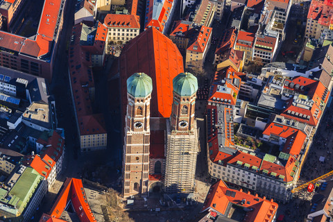 Deutschland, Bayern, München, Frauenkirche, lizenzfreies Stockfoto