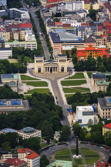 Germany, Bavaria, Munich, Konigsplatz and Karolinenplatz - PEDF000161