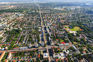 Deutschland, Bayern, München, Blick auf Laim und Furstenried - PEDF000137