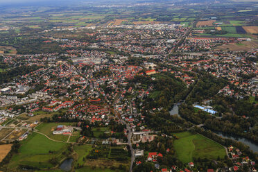 Germany, Bavaria, Dachau, Aerial view - PEDF000058