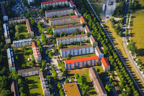 Germany, Bavaria, Munich, Hasenbergl, residential buildings - PEDF000150