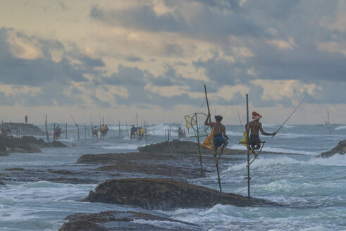 Sri Lanka, Galle, Stelzenfischer - TOV000019