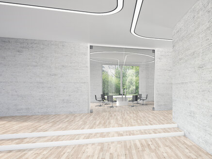 Modern conference room, 3D Rendering - UWF000587
