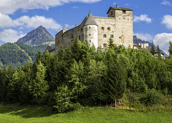 Österreich, Tirol, Nauders, Schloss Naudersberg - STSF000847