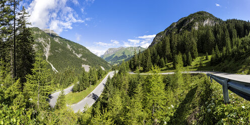 Österreich, Tirol, Bergpass zum Hahntennjoch, Panorama - STSF000843