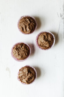 Vegane Schokoladenmuffins, zuckerfrei und vollwertig - EVGF002098